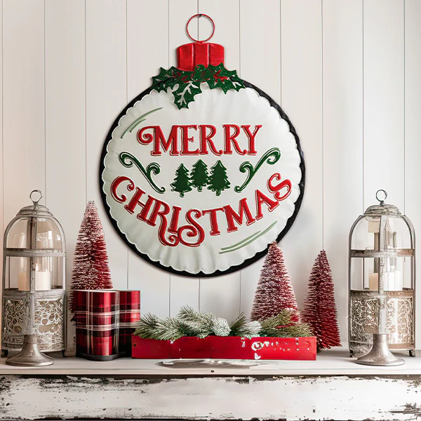 Christmas Ornament Wall Decor
