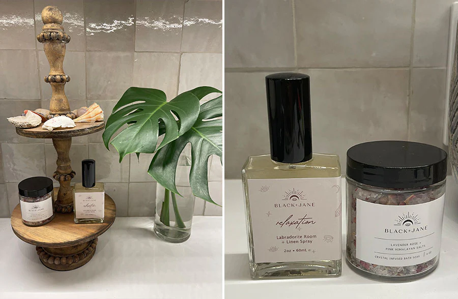 Rose Lavender Bath Soak and Room Spray Set | Handmade in the USA
