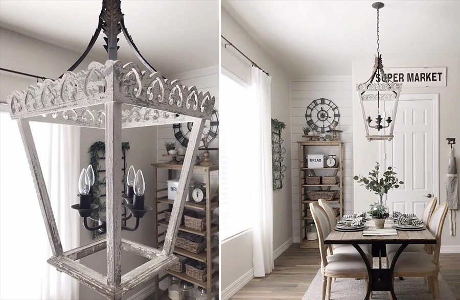 Parisian Lantern Light Fixture