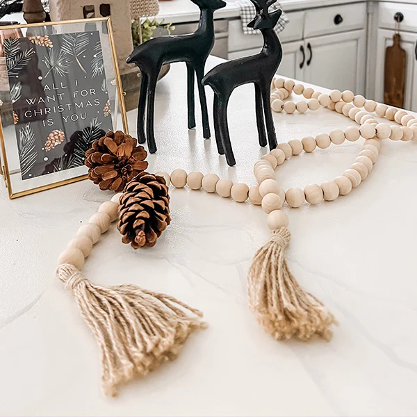 Beaded Garland with Tassles