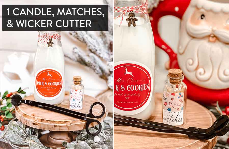 Milk and Cookies Candle 3-Piece Gift Set | Handmade in the USA