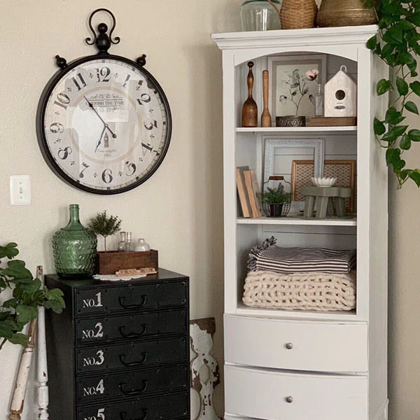 Oversized Glass Front Pocket Watch Clock