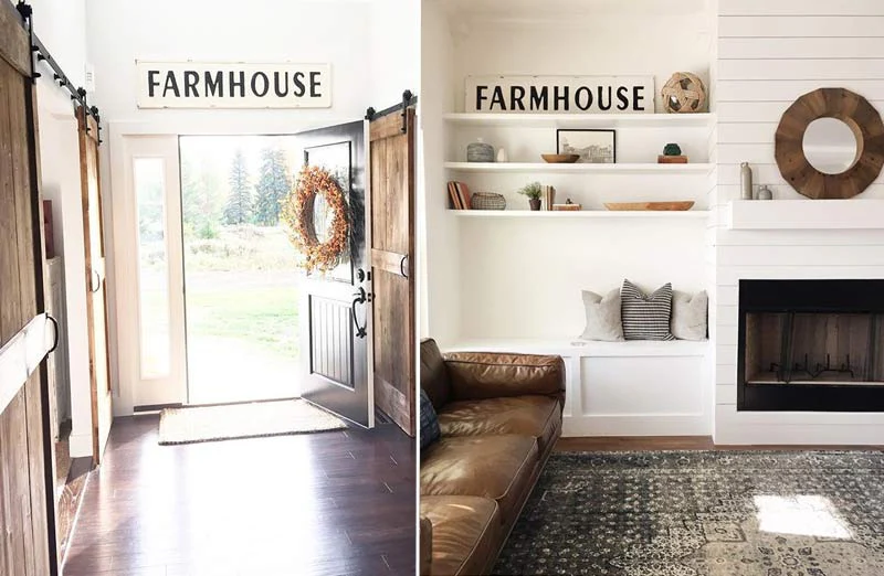 *LONG* Embossed Farmhouse Sign