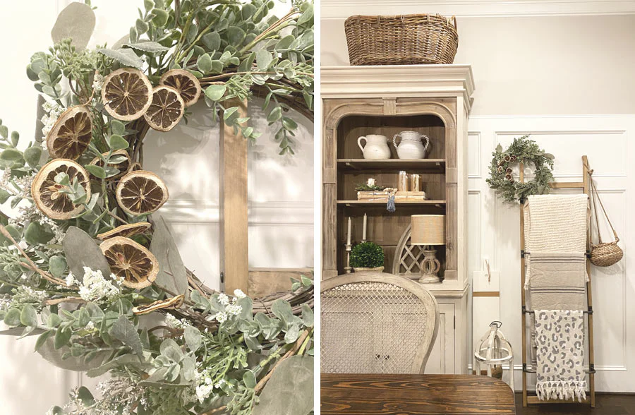 Premium Dried Fruit and Eucalyptus Wreath