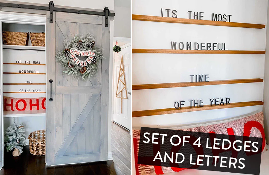 Statement Shelf Letter Ledge