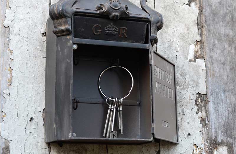 Antique Inspired Post Office Box
