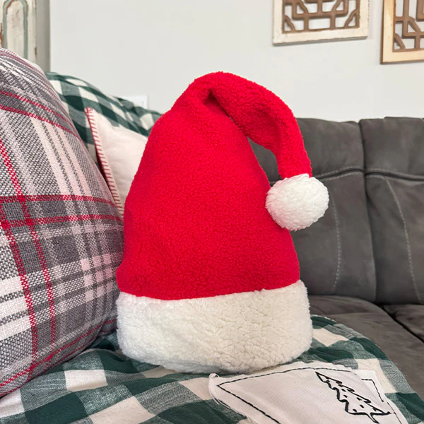 Santa Hat Shaped Pillow