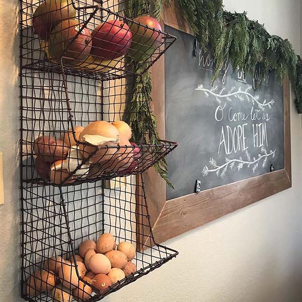 *HUGE* Deep General Store Wall Storage Basket