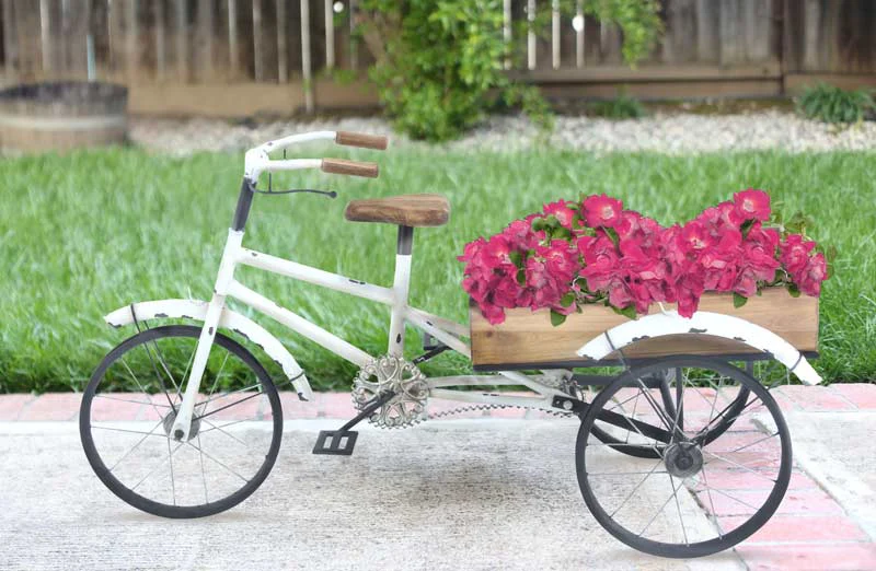 Farmhouse Tricycle Planter
