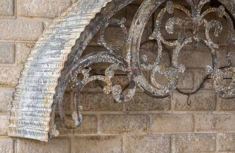 HUGE Filigree Metal Window Arch