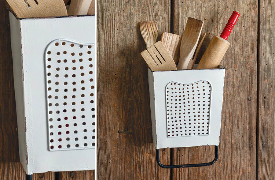 Chippy White Wall Cubby