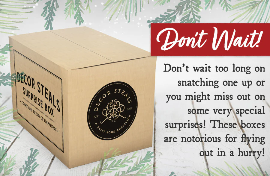 Holiday Surprise Box - On your mark, get set...GO!