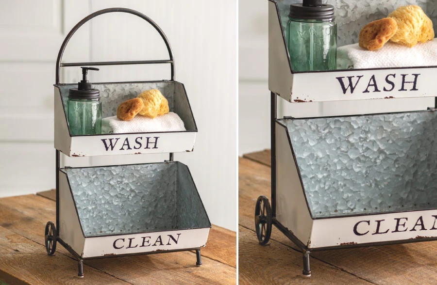 Wash and Clean Two-Tier Caddy