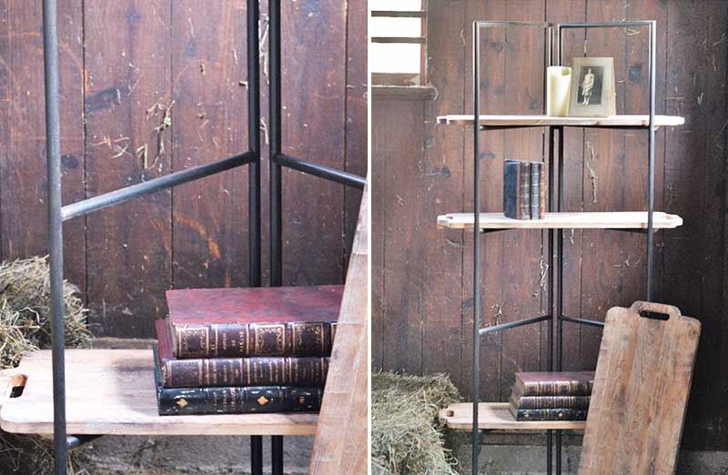 Metal Pipe Bookshelf