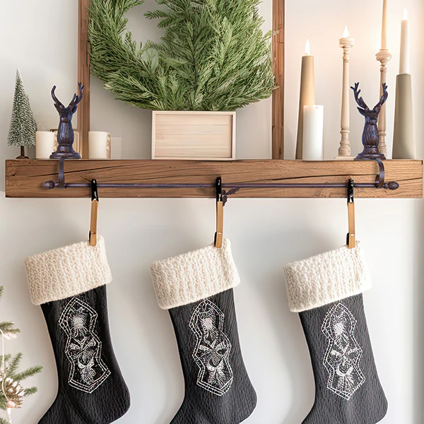 Christmas Stocking Display Bar