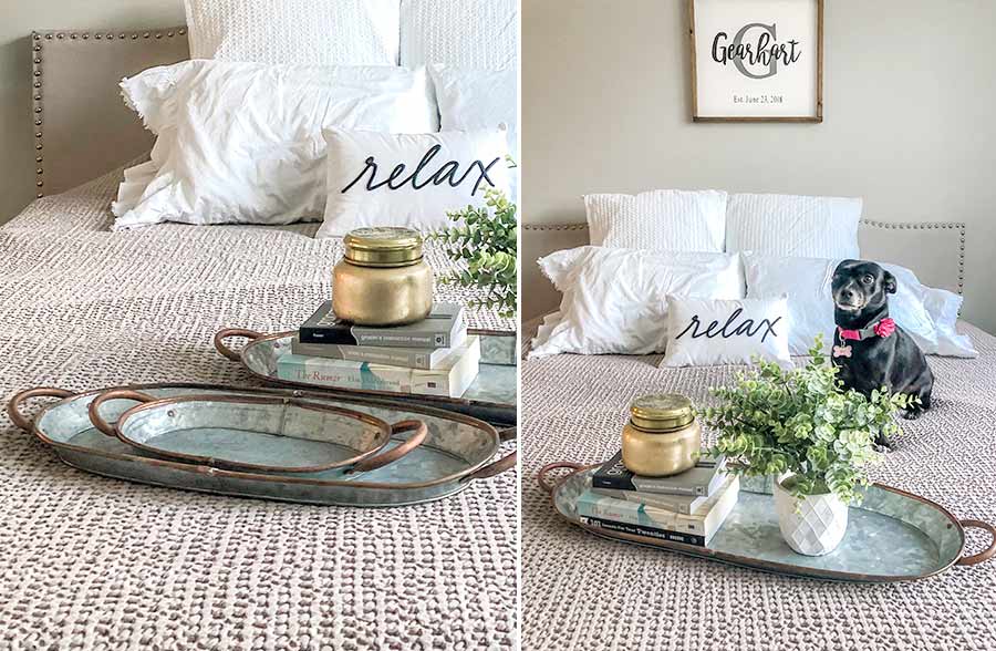 Galvanized Oval Trays  Set of 3