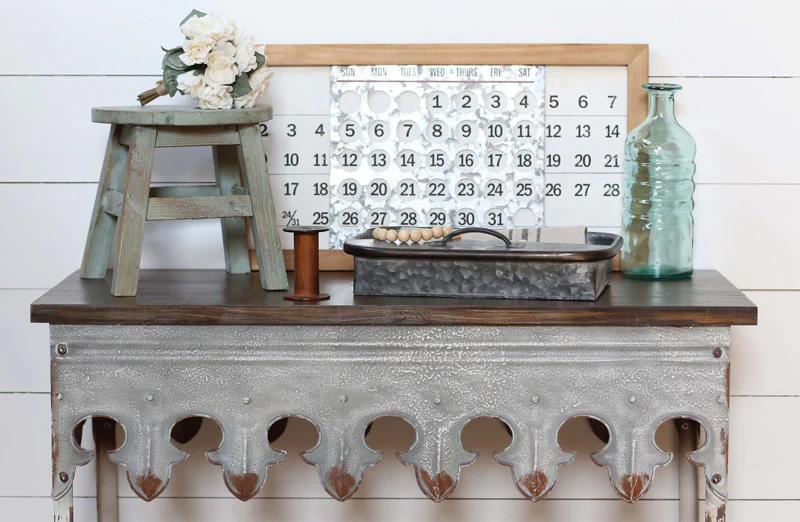 Rustic Slide Calendar