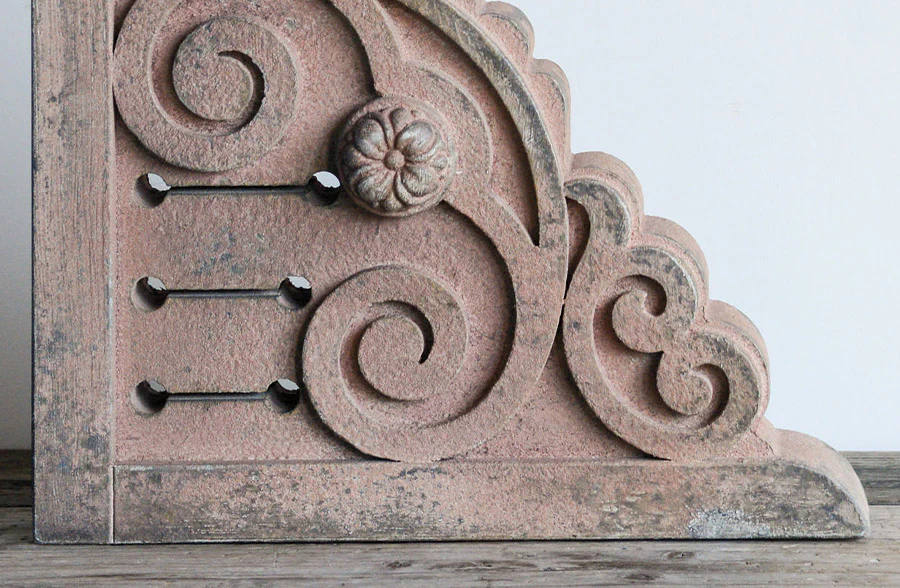 HUGE Architectural Salvage Wooden Corbels, Set of 2