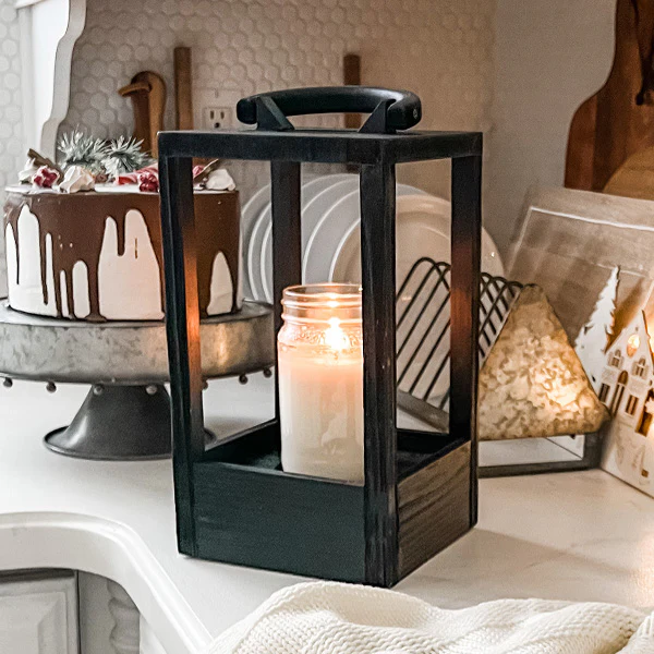 Modern Wooden Lantern