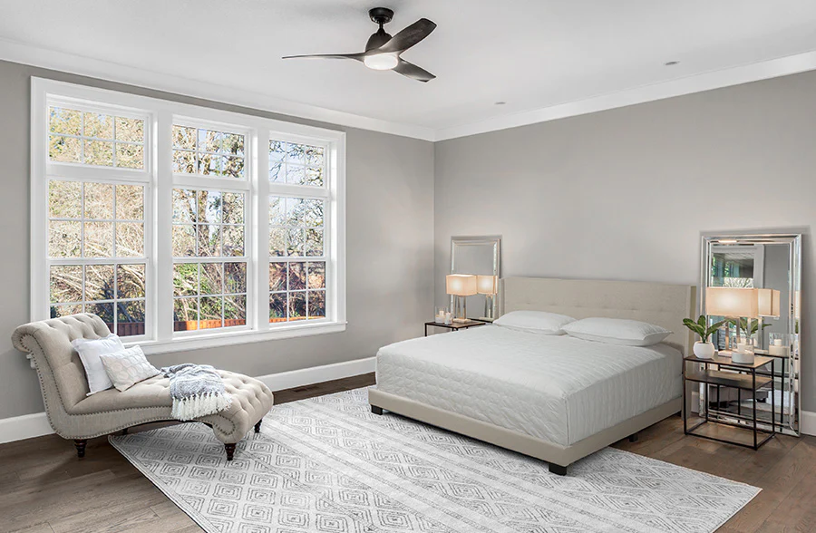 Tufted Fabric Queen Bed, Pick your Color