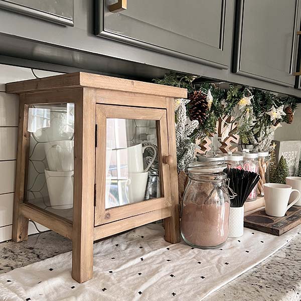 Vintage Inspired Pie Safe Storage Cabinet