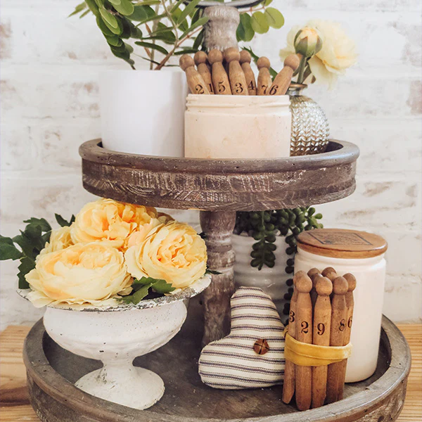 Vintage Inspired Clothespins, Set of 9 | Handmade in the USA