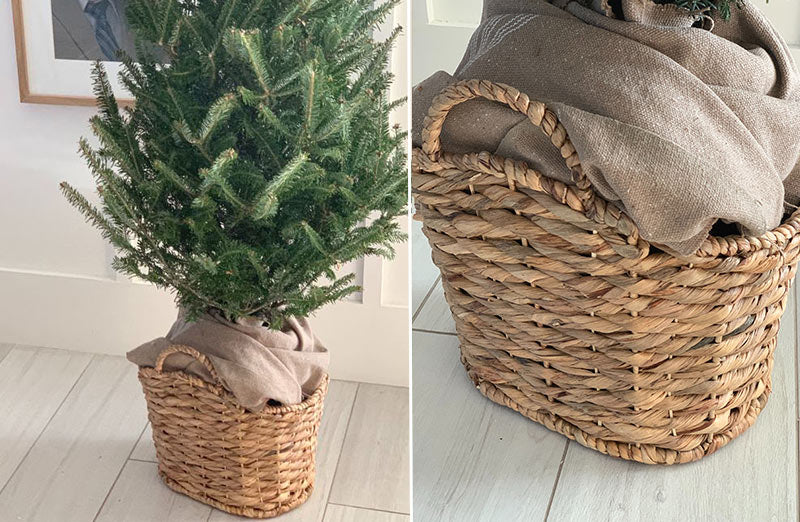 Hyacinth Basket With Handles