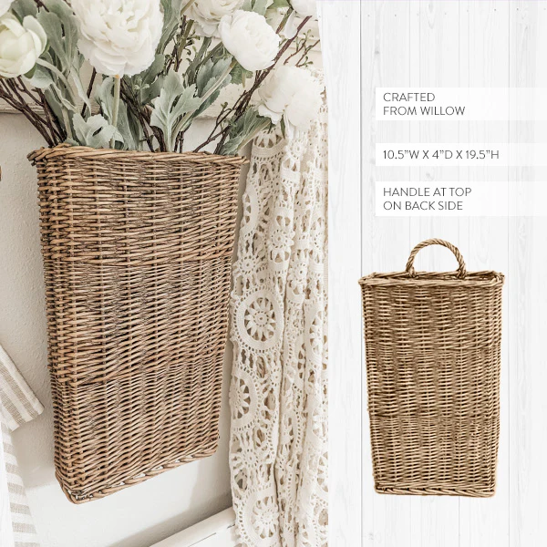 Willow Basket Wall Decor