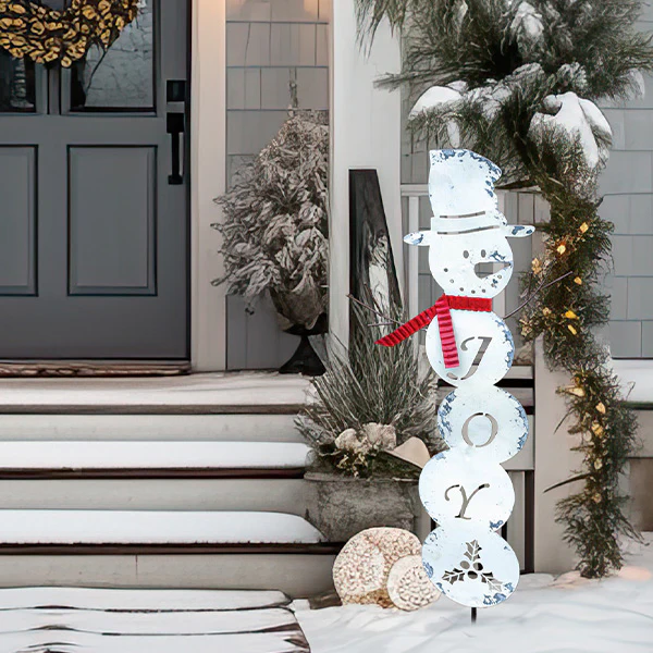 Snowman Garden Stake