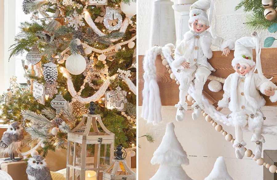 6 Foot Wooden Beaded Garland