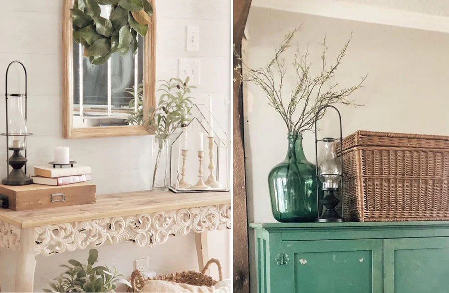 *HUGE* Metal LED Lantern