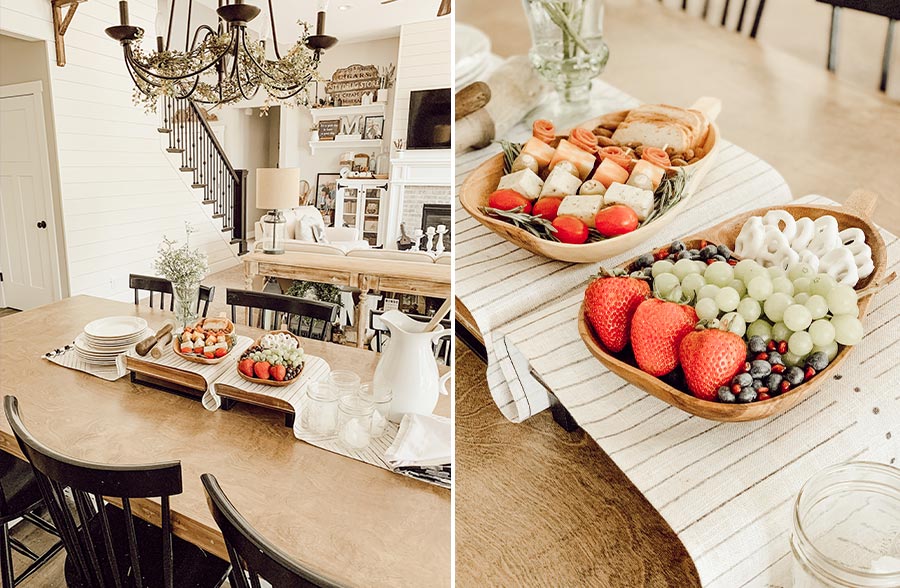 Acacia Wood Pear Shaped Bowls, Set of 2