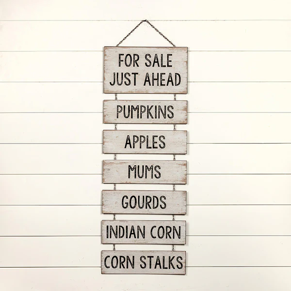 Fall Farmer's Market Sign