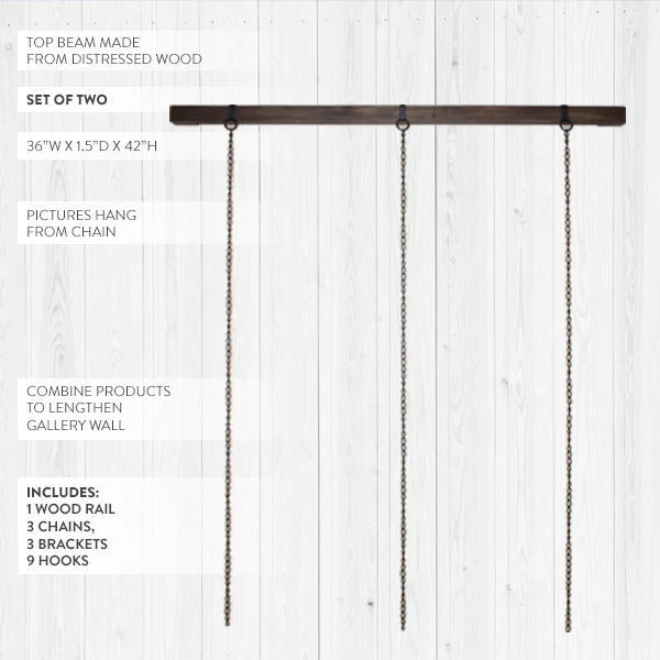 Hanging Picture Frame Rail