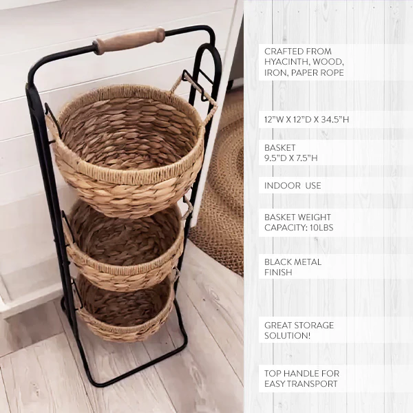 3 Tier Basket Stand
