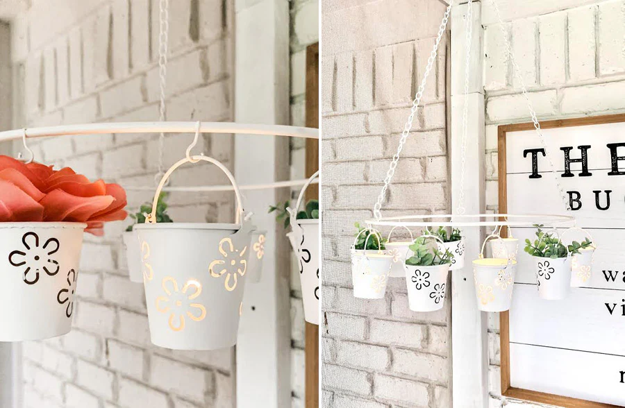 Hanging Tea Light Chandelier