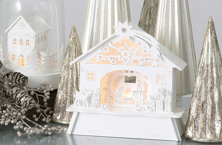 LED Tabletop Nativity Scene