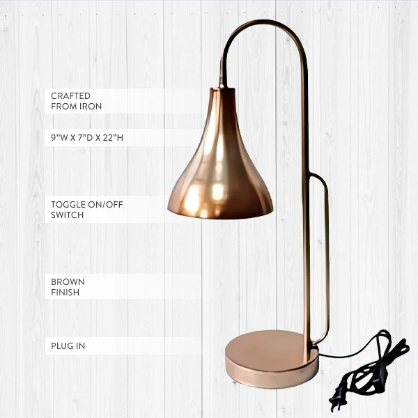 Iron Funnel Shade Table Lamp
