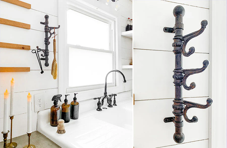 Distressed Triple Wall Hook System