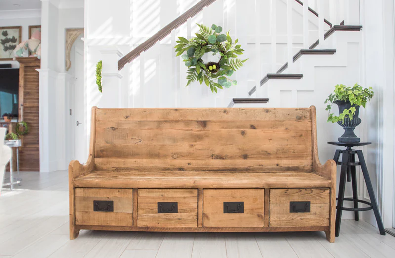 Mixed Foliage w/Nest Wreath 21D Polyester