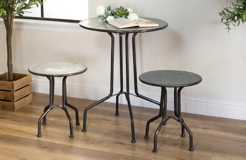 European Bistro Table with Stools