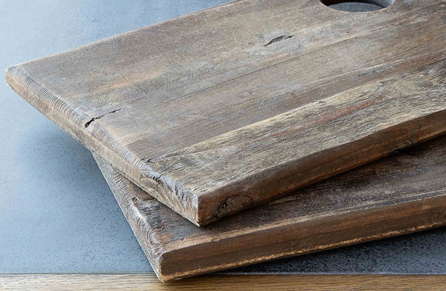 Wooden Artist's Palette Serving Boards, Set of 2