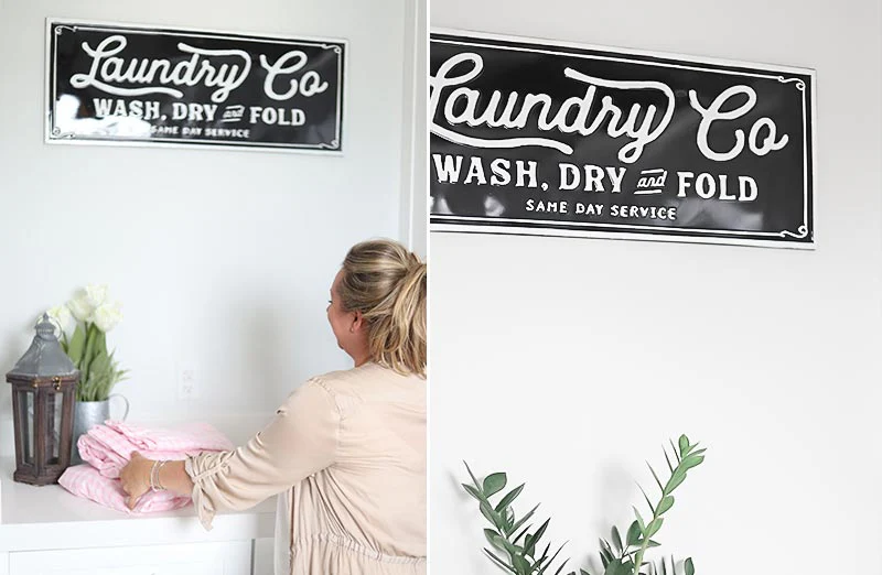Black Laundry Co Sign