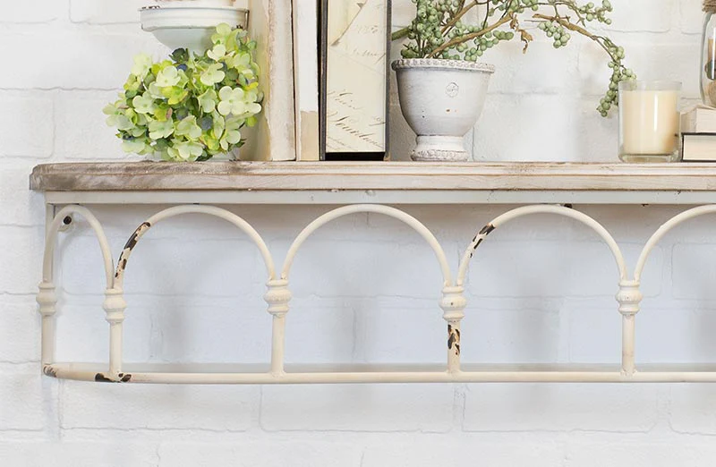 *HUGE* Delicate Metal Detailed Shelf