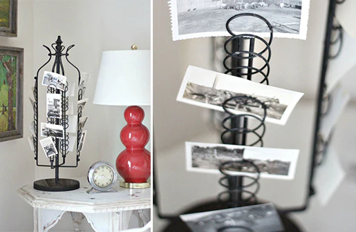 30 Inch **TALL** Vintage European Photo Holder