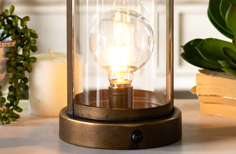 Industrial Tabletop LED Lantern
