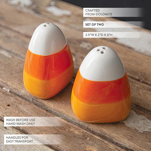 Candy Corn Salt & Pepper Shakers