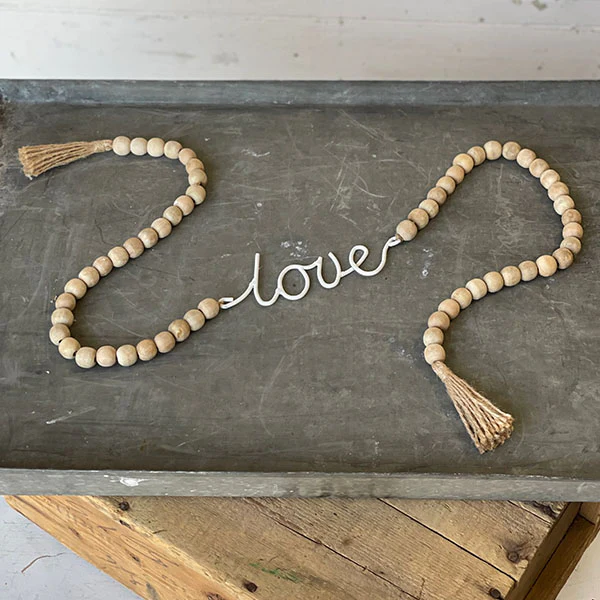 Beaded Love Garland
