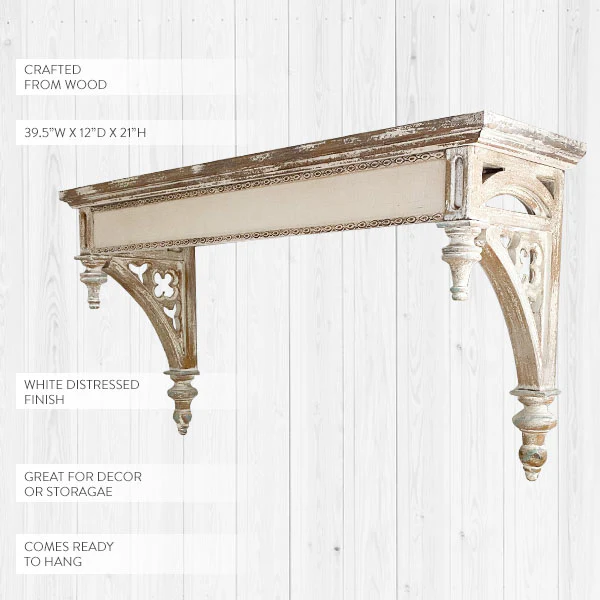 Floating Corbel Wall Mantel