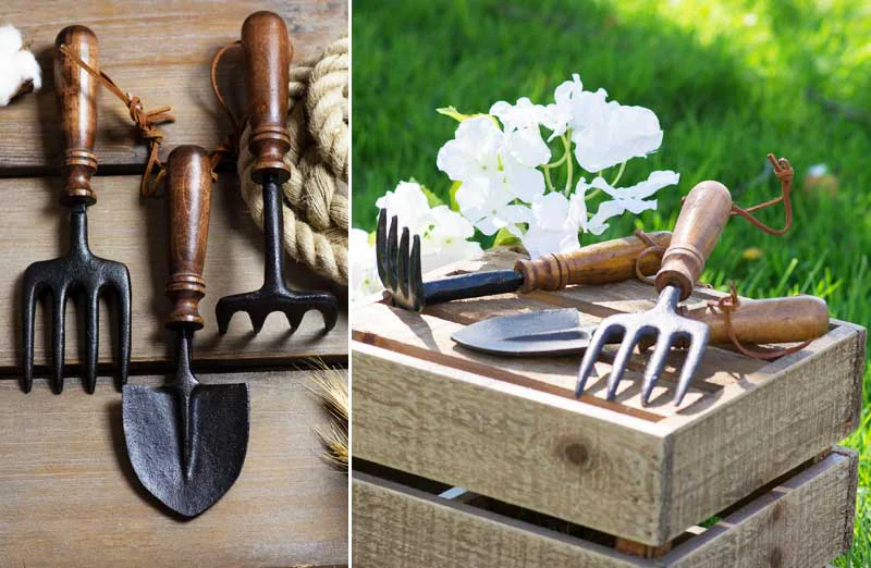 Cast Iron Garden Tools  Set of 3